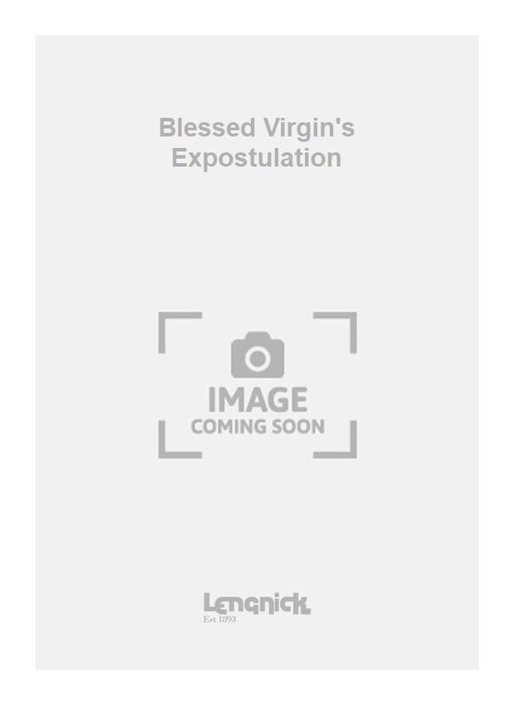 Blessed Virgin's Expostulation